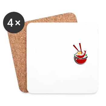 Rice is my Love Language - Untersetzer (4er-Set) - Weiß - Vorne