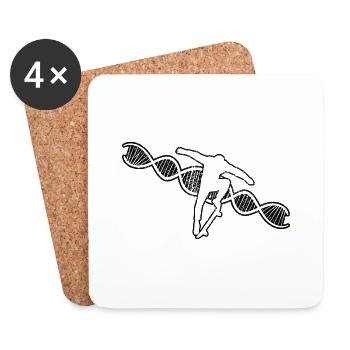 Skateboard Skating Skater Skate Fan Skateboarding - Coasters (set of 4) - white - Front