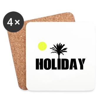 Holiday - Coasters (set of 4) - white - Front