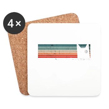 Il Miglior Papa Gatto Di Sempre - Best Cat Dad - Coasters (set of 4) - white - Front