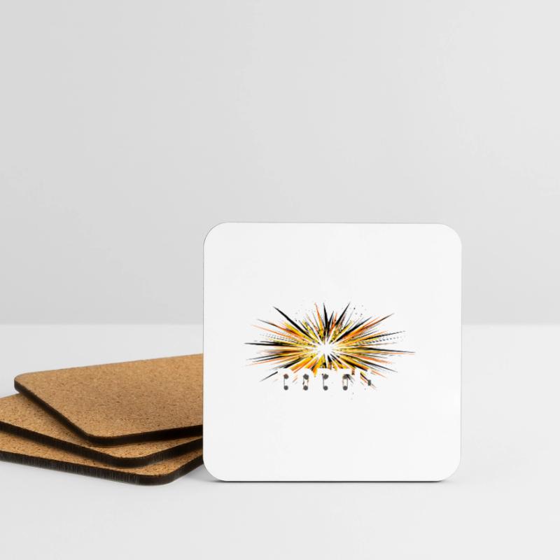 EXPLODING STAR BABELI Coasters (set of 4)