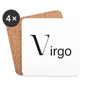 SZ Virgo - Untersetzer (4er-Set) - Weiß - Vorne