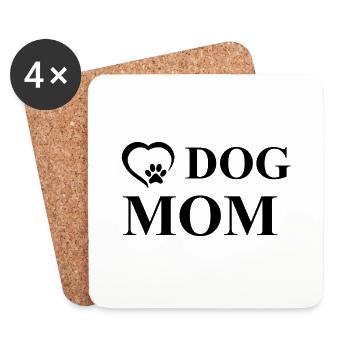 Hund Dog - Untersetzer (4er-Set) - Weiß - Vorne