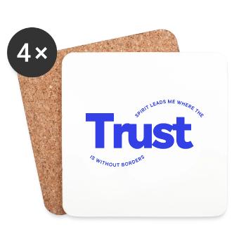 Trust - Untersetzer (4er-Set) - Weiß - Vorne