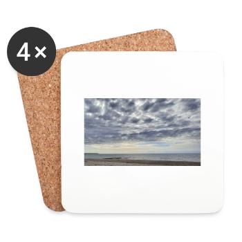 Clouds - Coasters (set of 4) - white - Front