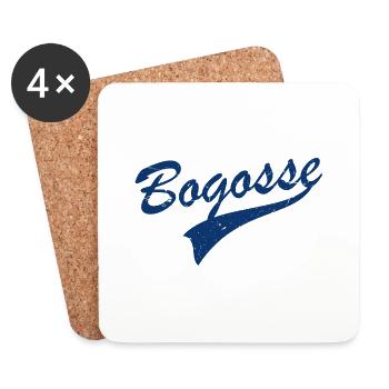 Bogosse vintage - Dessous de verre (lot de 4) - blanc - Devant