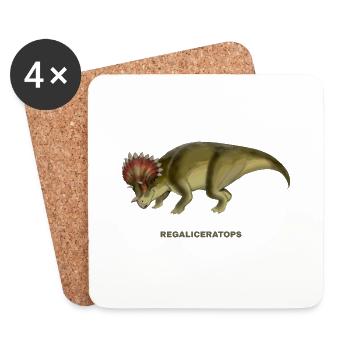LICORICERATOPS - Untersetzer (4er-Set) - Weiß - Vorne