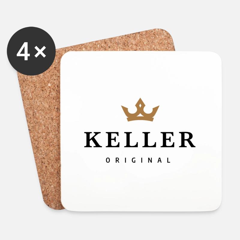 Keller - Untersetzer (4er-Set) - Weiß