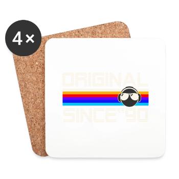 Since 90 - Coasters (set of 4) - white - Front