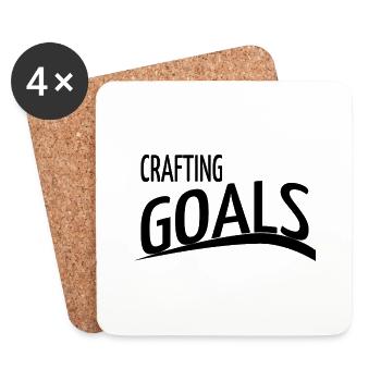 creative community soccer leagues statement - Untersetzer (4er-Set) - Weiß - Vorne