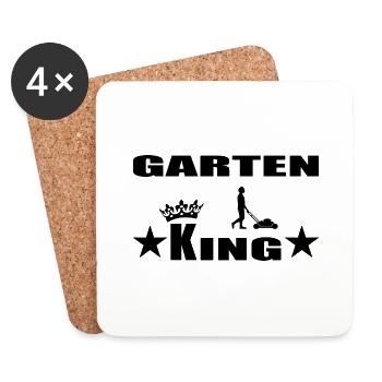 Garten - Untersetzer (4er-Set) - Weiß - Vorne