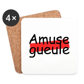 Amuse gueule - Coasters (set of 4) - white - Front
