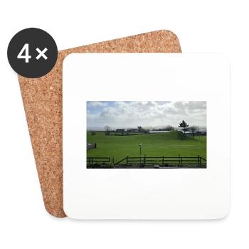 Landscape - Coasters (set of 4) - white - Front