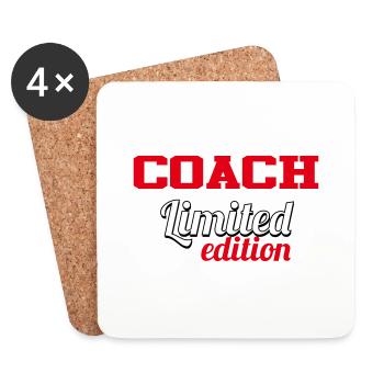 COACH LIMITIERTE AUFLAGE - Untersetzer (4er-Set) - Weiß - Vorne