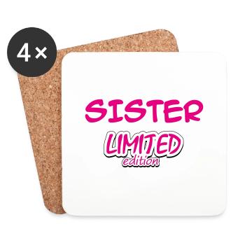 SISTER LIMITED EDITION - Untersetzer (4er-Set) - Weiß - Vorne