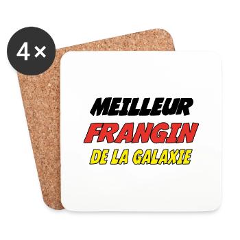 BEST BROTHER IN THE GALAXY - Coasters (set of 4) - white - Front