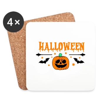 Halloween - Coasters (set of 4) - white - Front