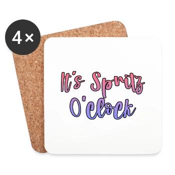 It's Spritz O'clock - Coasters (set of 4) - white - Front
