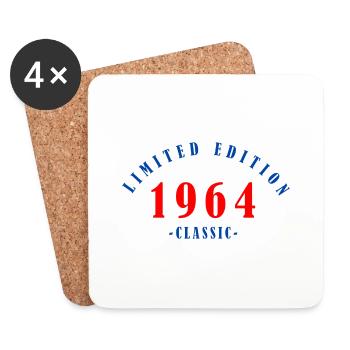 Édition limitée classique de 1964 - Dessous de verre (lot de 4) - blanc - Devant