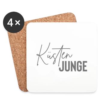 küsten junge - Untersetzer (4er-Set) - Weiß - Vorne