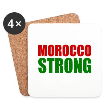 Morocco strong - Untersetzer (4er-Set) - Weiß - Vorne