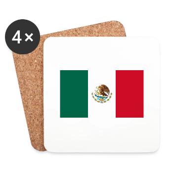Mexico - Coasters (set of 4) - white - Front