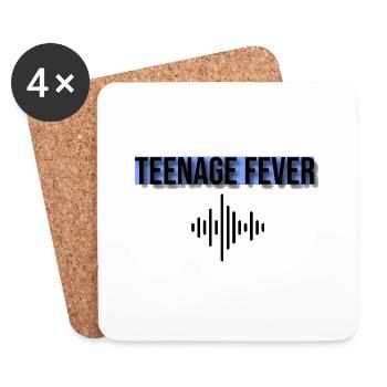 teenage fever. 3.0 - Coasters (set of 4) - white - Front