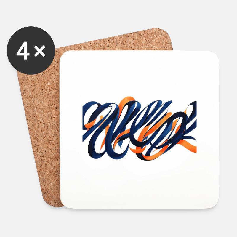 Art Design - Untersetzer (4er-Set) - Weiß