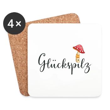 Lucky devil - Coasters (set of 4) - white - Front