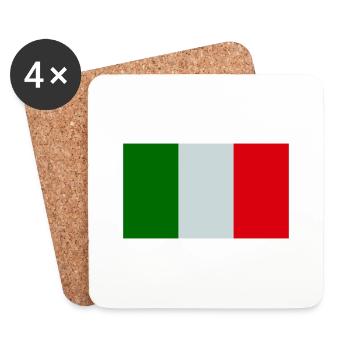 Italien - Untersetzer (4er-Set) - Weiß - Vorne