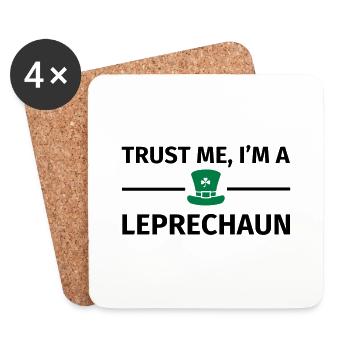 Trust Me I'm a Leprechaun - Untersetzer (4er-Set) - Weiß - Vorne