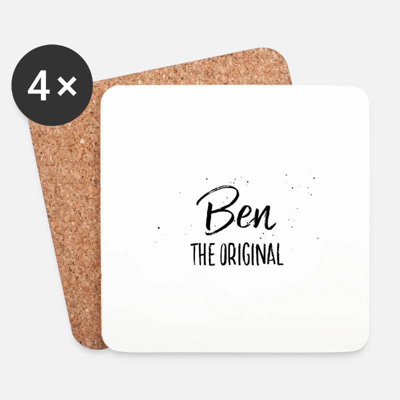 Ben - Untersetzer (4er-Set) - Weiß