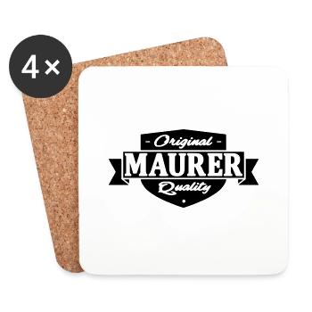 maurer - Untersetzer (4er-Set) - Weiß - Vorne