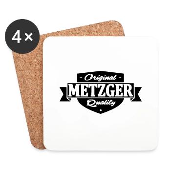metzger - Untersetzer (4er-Set) - Weiß - Vorne