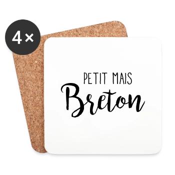 Petit breton - Dessous de verre (lot de 4) - blanc - Devant
