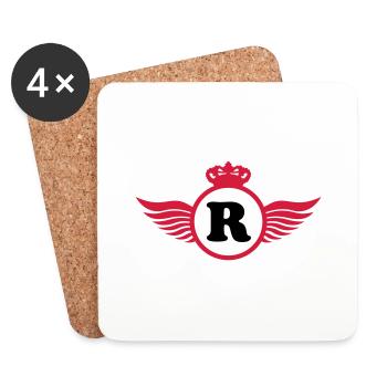 R Design - Untersetzer (4er-Set) - Weiß - Vorne