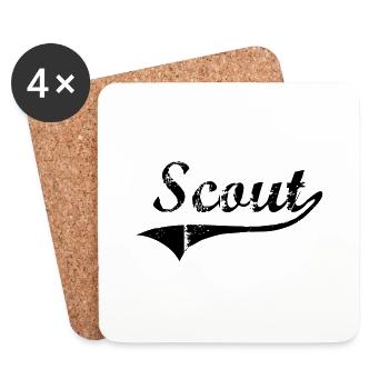 Scout - Coasters (set of 4) - white - Front
