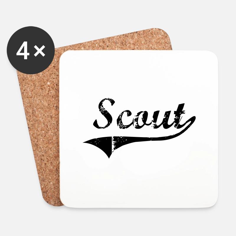 scout - Untersetzer (4er-Set) - Weiß