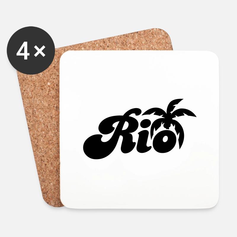 Río - Coasters (set of 4) - white
