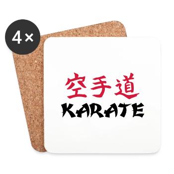 Karate - Coasters (set of 4) - white - Front