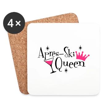 Apres Ski Reine - Dessous de verre (lot de 4) - blanc - Devant