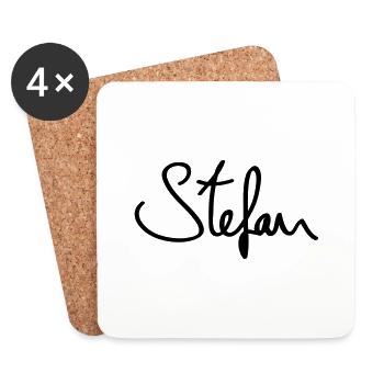 stefan_ra1 - Dessous de verre (lot de 4) - blanc - Devant