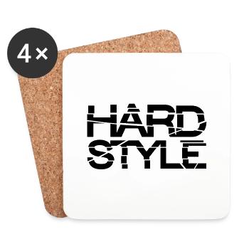 hard_style_ra1 - Coasters (set of 4) - white - Front