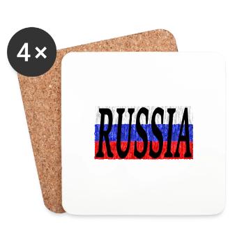 RUSSIA Russia - Coasters (set of 4) - white - Front