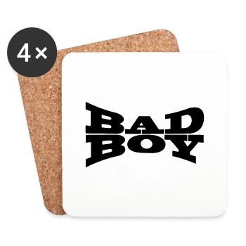 Bad Boy Böser Junge - Untersetzer (4er-Set) - Weiß - Vorne
