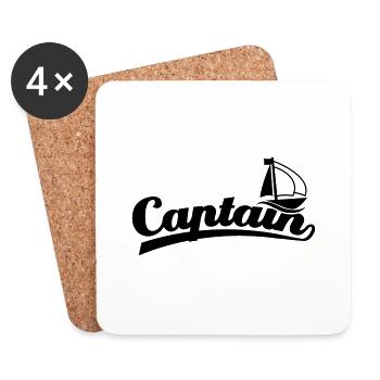 captain_2f1 - Untersetzer (4er-Set) - Weiß - Vorne