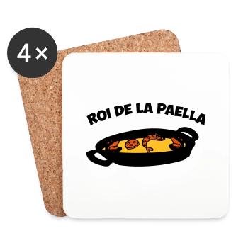 roi de la paella - Untersetzer (4er-Set) - Weiß - Vorne