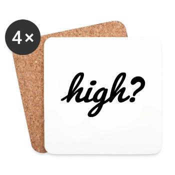 high__f1 - Untersetzer (4er-Set) - Weiß - Vorne