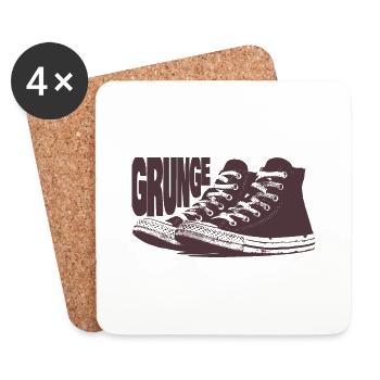 Grunge sneakers - Coasters (set of 4) - white - Front
