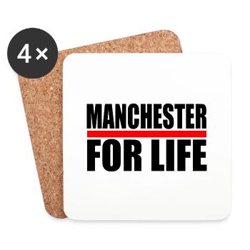Manchester - Coasters (set of 4) - white - Front